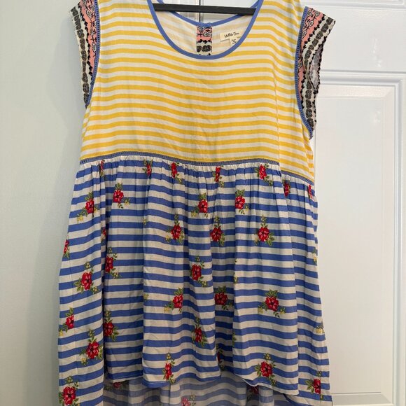Matilda Jane "Me on My Mind" Matilda Jane Baby Doll High Low like new Tunic - Picture 1 of 9